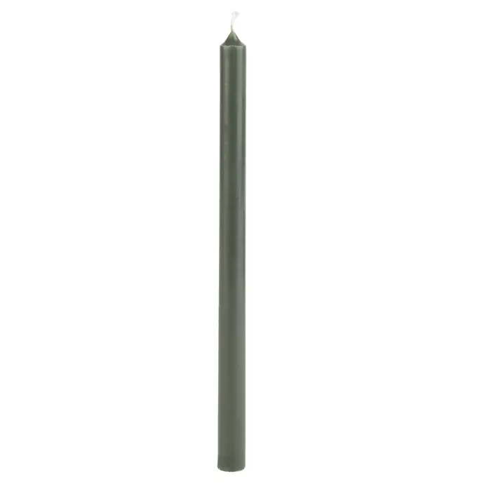 IB LAURSEN / Úzká svíčka Moss Green 20 cm