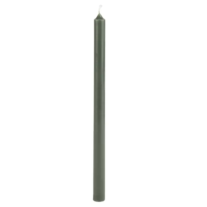 Ib Laursen / Úzka sviečka Moss Green 20 cm