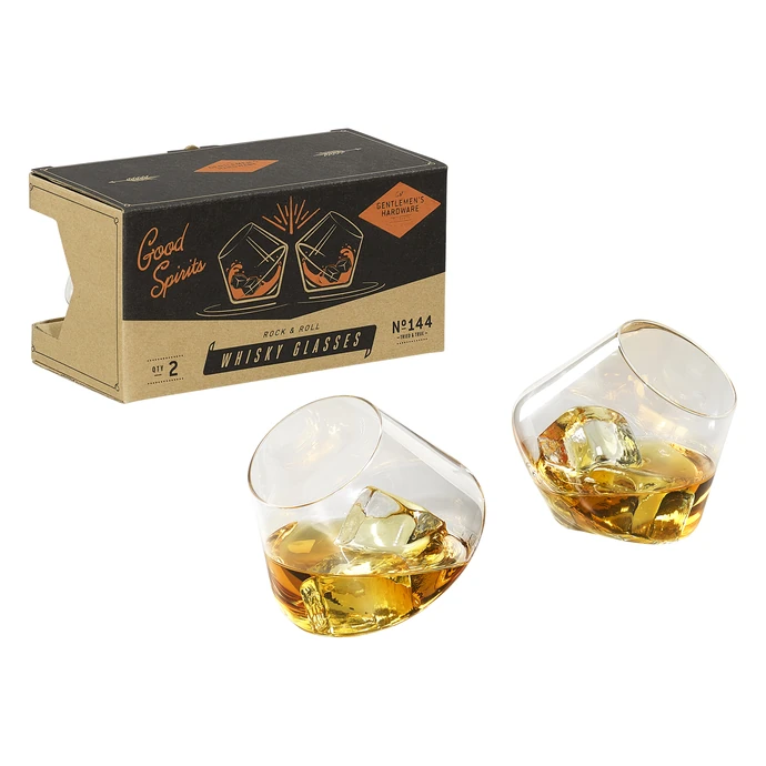 GENTLEMEN'S HARDWARE / Sklenice na whisky Rocking Whisky Glasses - set 2 ks