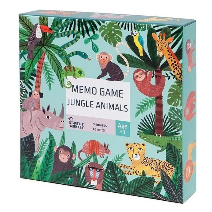 PETIT MONKEY / Dětské pexeso Jungle animals