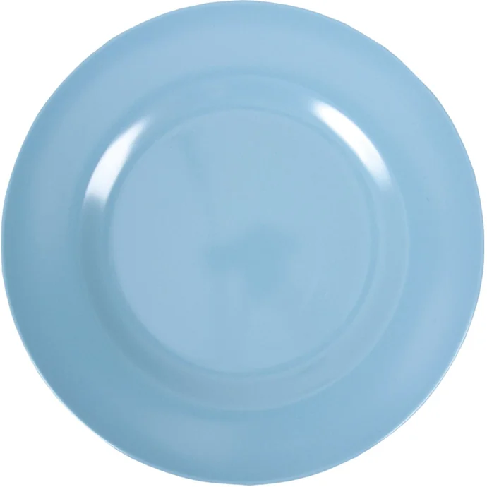 rice / Melaminový talíř 25 cm - modrý