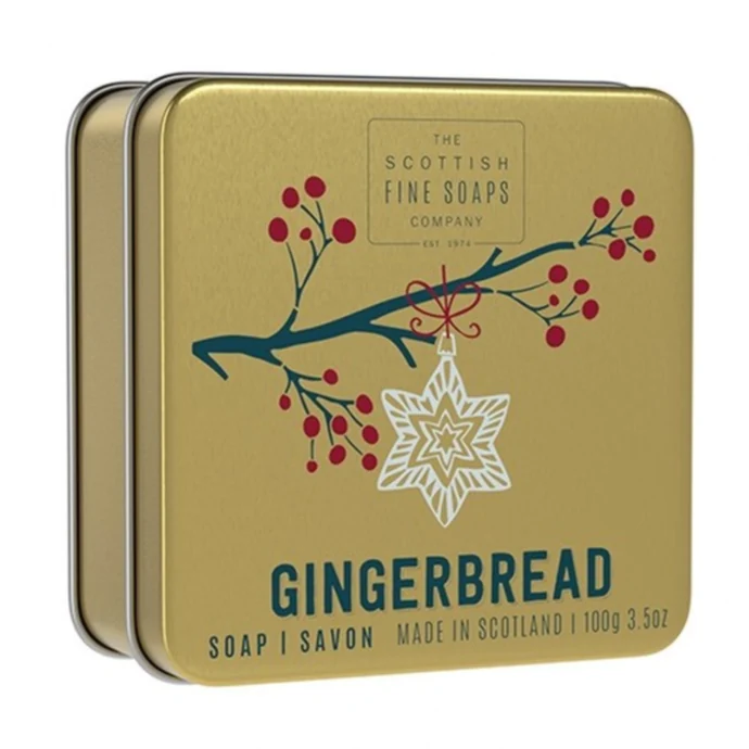 SCOTTISH FINE SOAPS / Vánoční mýdlo v krabičce Gingerbread 100g