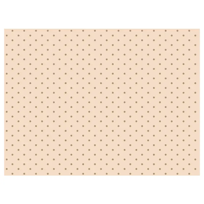 Maileg / Hedvábný papír Peach/gold dots - 10 listů