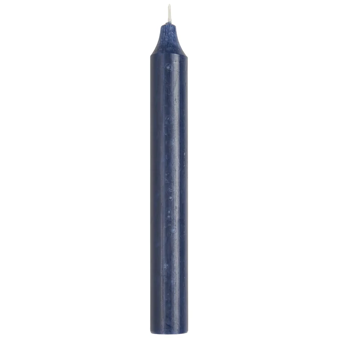 IB LAURSEN / Vysoká svíčka Rustic Navy Blue 18cm - set 3ks