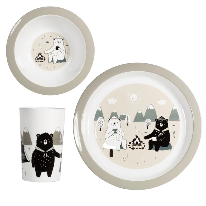 sass & belle / Set dětského nádobí Bear Adventure