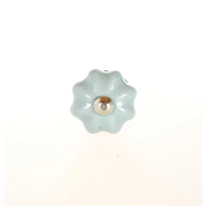 La finesse / Porcelánová úchytka Tiny Grey Flower