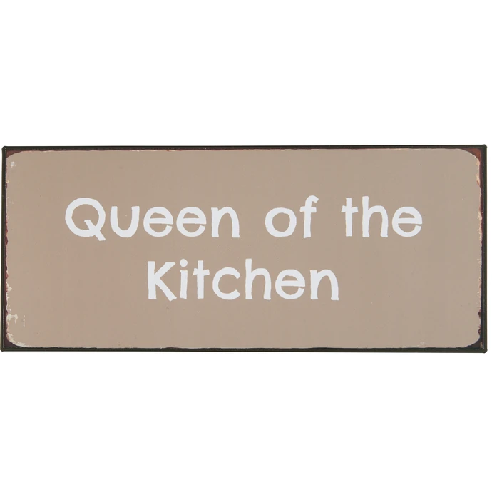 IB LAURSEN / Plechová cedule Queen of the Kitchen