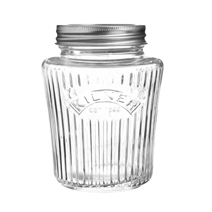 KILNER / Vroubkovaná zavařovací sklenice 500 ml