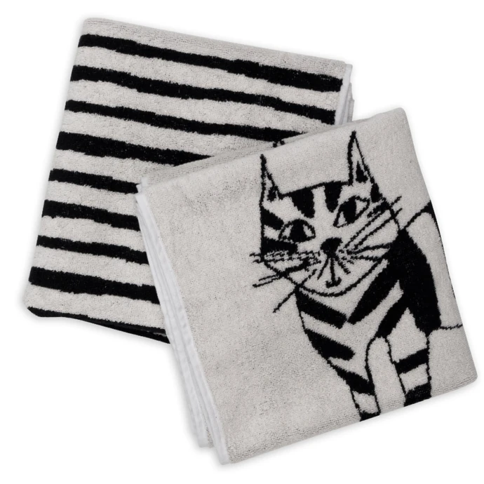 helen b / Bavlněný ručník Cat – set 2 ks