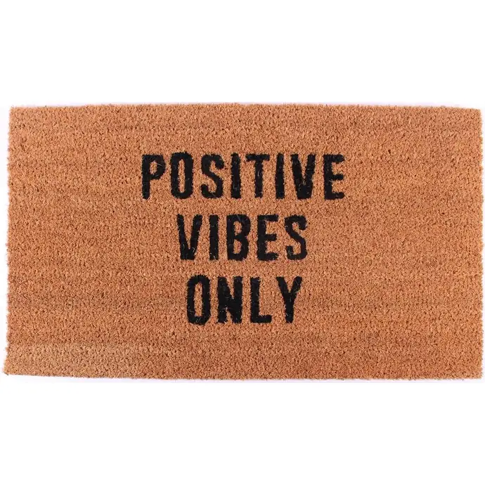 La finesse / Kokosová rohožka Positive vibes only