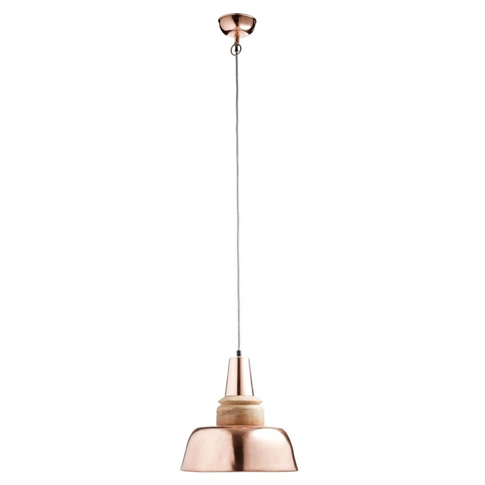 MADAM STOLTZ / Stropná lampa Copper/wood 29x31