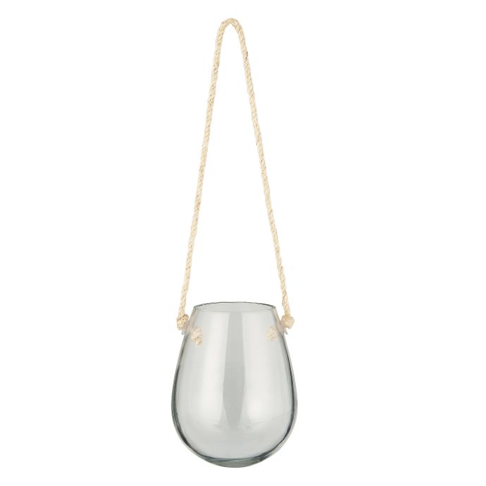 IB LAURSEN / Závesný obal na kvetináč Glass Jute