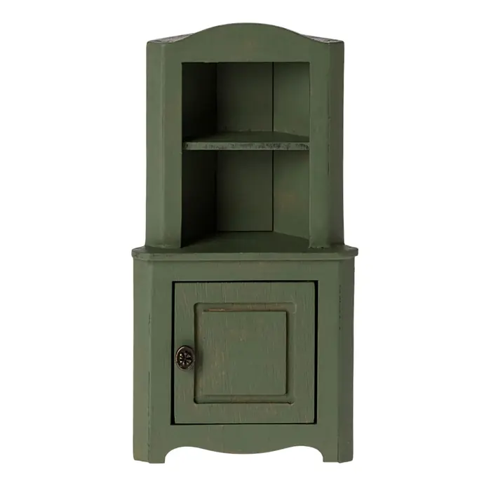 Maileg / Rohová skříň pro zvířátka Maileg Dark Green