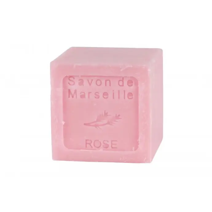 LE CHATELARD / Francúzske mydlo kocka 90 g - ruža