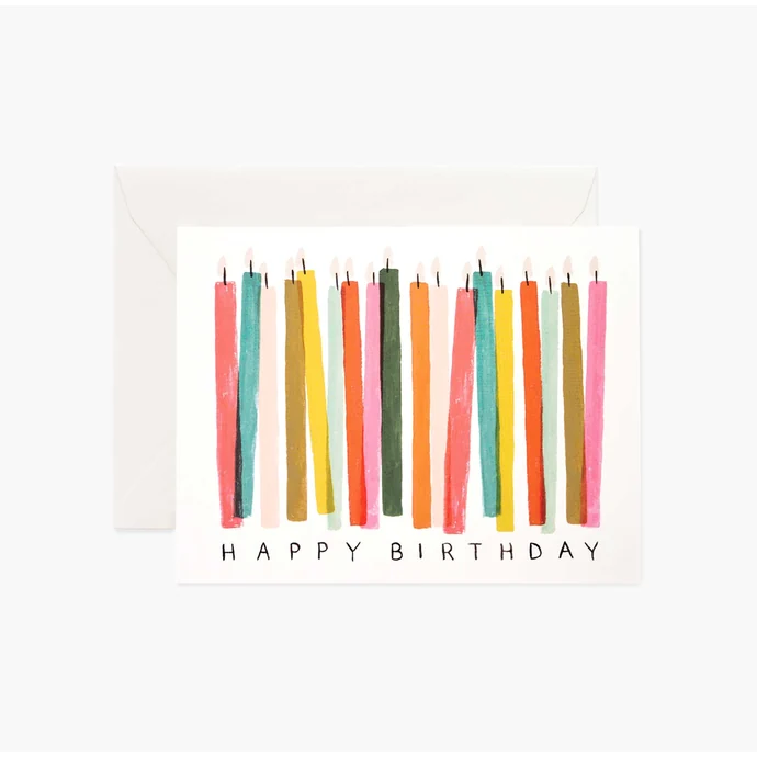 Rifle Paper Co. / Narodeninové prianie s obálkou Birthday Candles