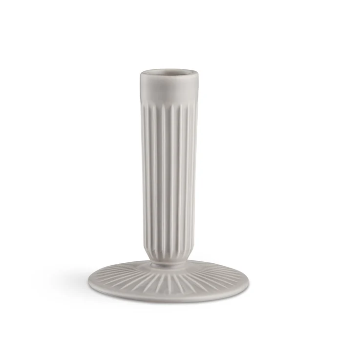 KÄHLER / Porcelánový svietnik Hammershøi Light Grey 12,5 cm