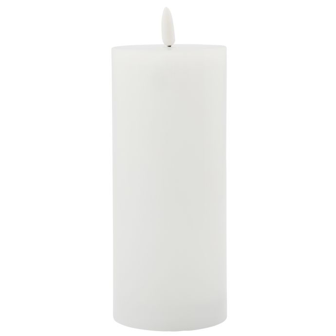 House Doctor / Vosková LED sviečka White 17,5 cm