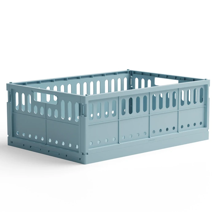 Made Crate / Skládací přepravka Crystal Blue – maxi