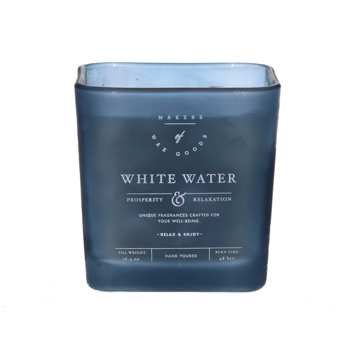 Makers of Wax Goods / Vonná svíčka ve skle White Water 464g