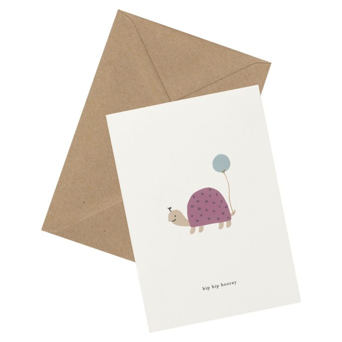 Kartotek Copenhagen / Přání k narozeninám Turtle Hip Hip Hooray