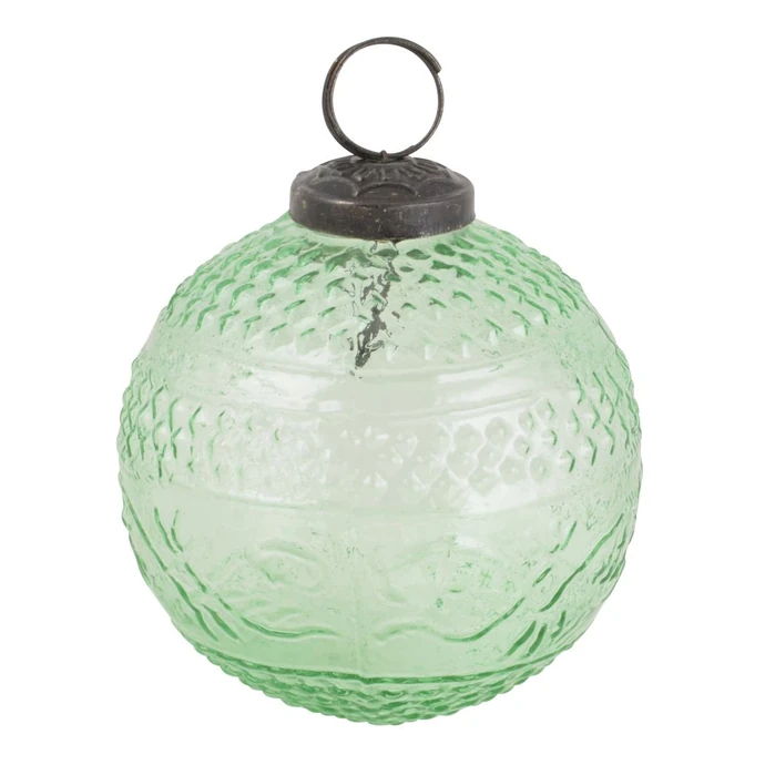 IB LAURSEN / Vianočná ozdoba Ball glass green 8cm