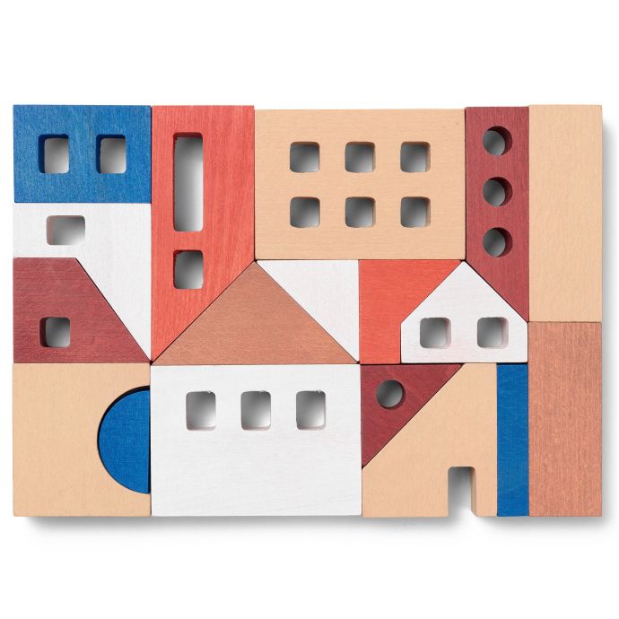 ferm LIVING / Drevená stavebnica Little Architect