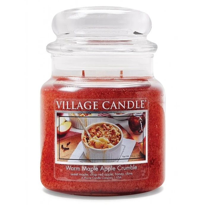 VILLAGE CANDLE / Sviečka Village Candle - Warm Maple Apple Crumble 390 g