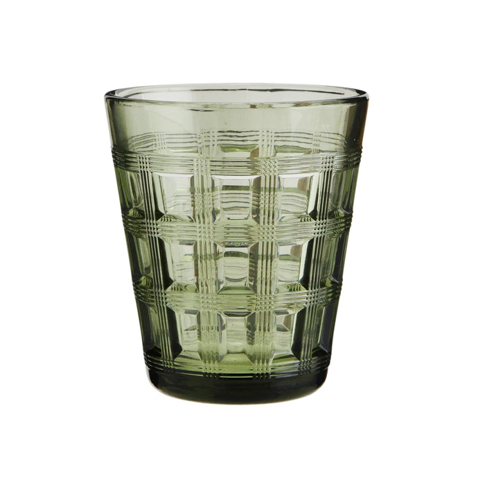 MADAM STOLTZ / Pohár Green Glass 250 ml