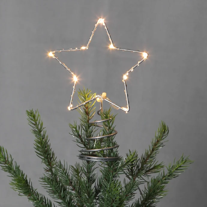 STAR TRADING / Svietiaca vianočná hviezda na stromček Topsy