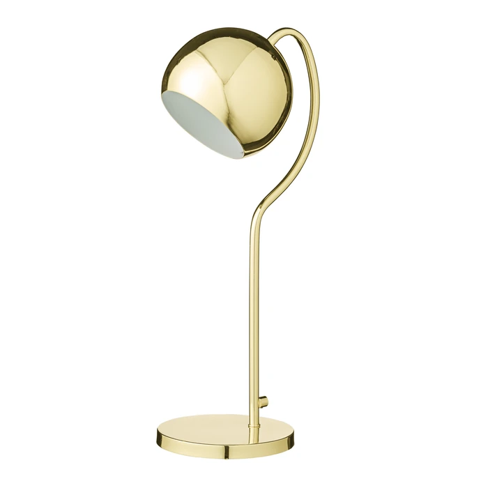 Bloomingville / Stolná lampa Globe Shiny gold