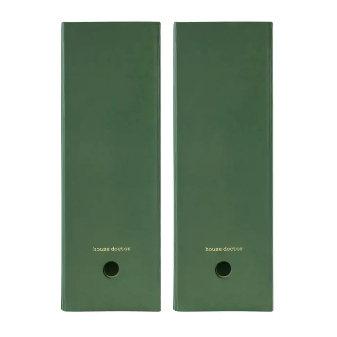 House Doctor / Papírový pořadač Green - set 2 ks