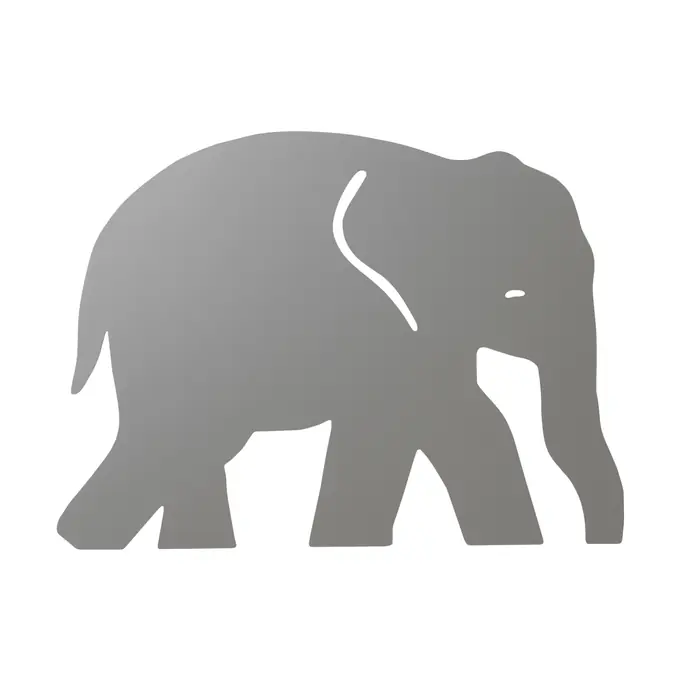 ferm LIVING / Dětská lampička Warm Grey Elephant