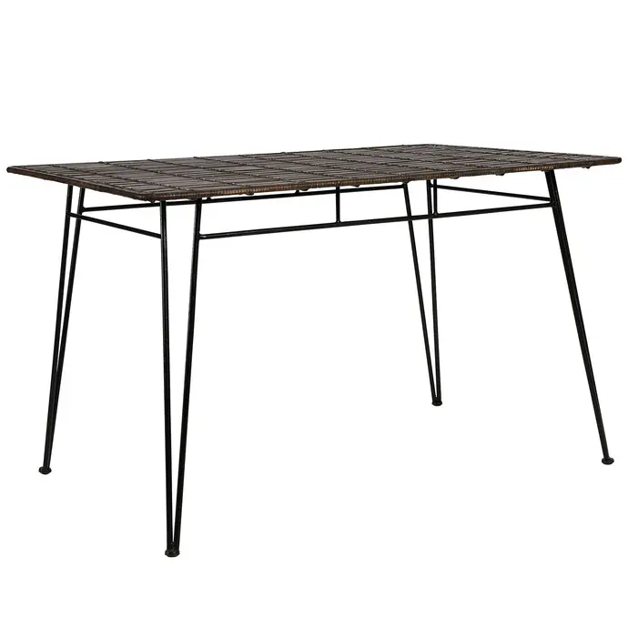 CÔTÉ TABLE / Záhradný stôl Noir Iron Table 120 x 80 cm