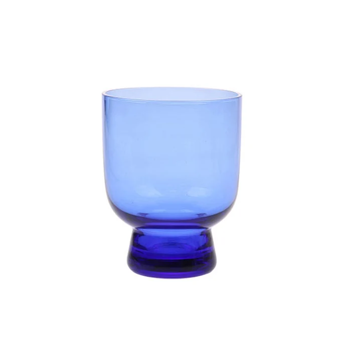 HK living / Sklenička Blue Cobalt Glass