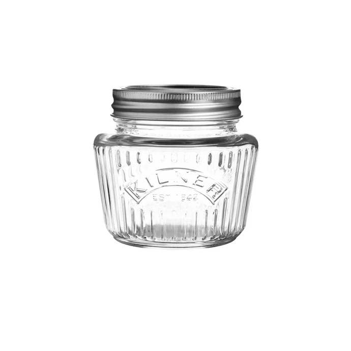 KILNER / Vroubkovaná zavařovací sklenice 250 ml
