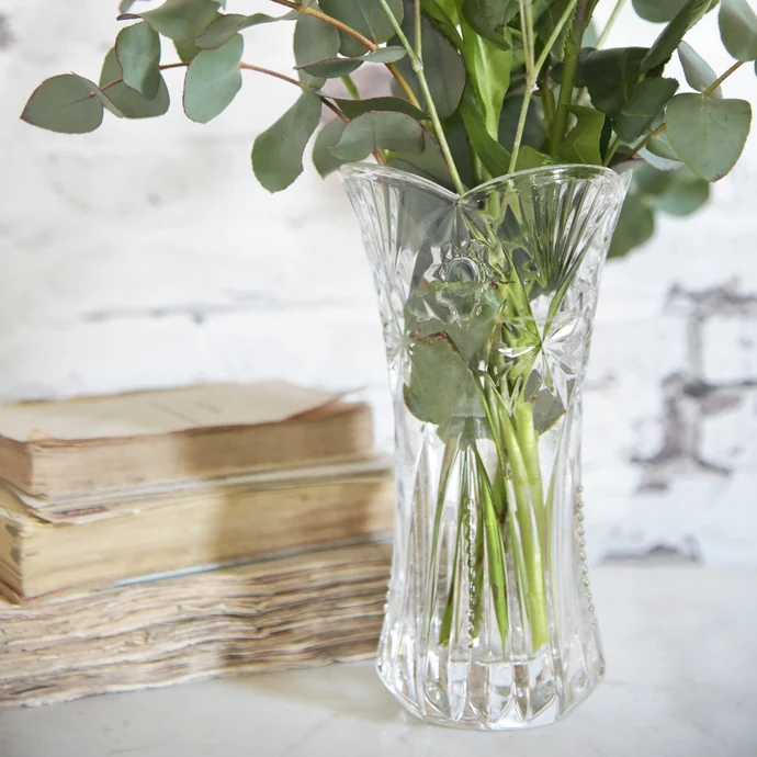 Jeanne d'Arc Living / Sklenená váza Clear Glass 20 cm