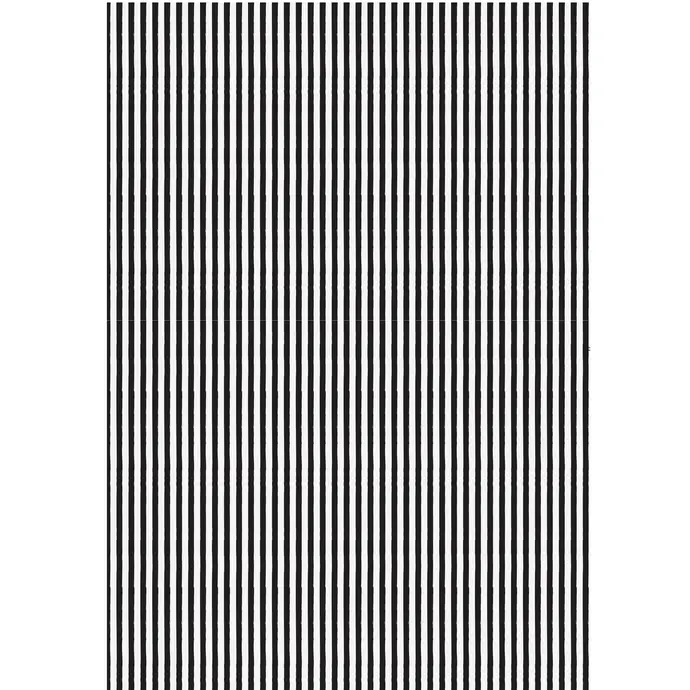 IB LAURSEN / Balicí papír Black Stripes White 10 m