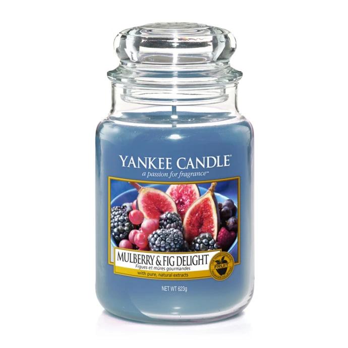 Yankee Candle / Svíčka Yankee Candle 623gr - Moruše a fíky