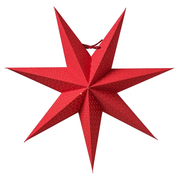 Watt & Veke / Závesná svietiaca hviezda Aino Red 44 cm