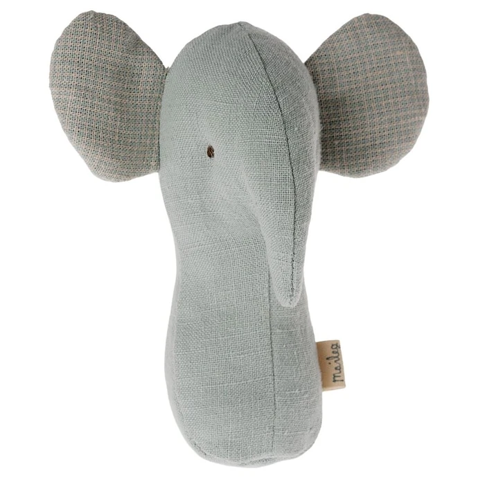 Maileg / Textilná hrkálka Elephant Light Dusty Blue