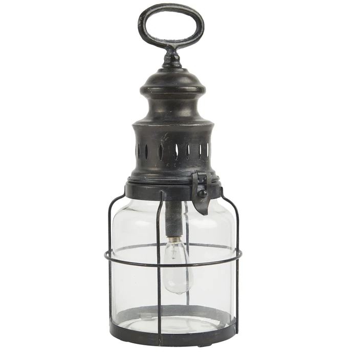 IB LAURSEN / Kovová lucerna LED Lantern Glass