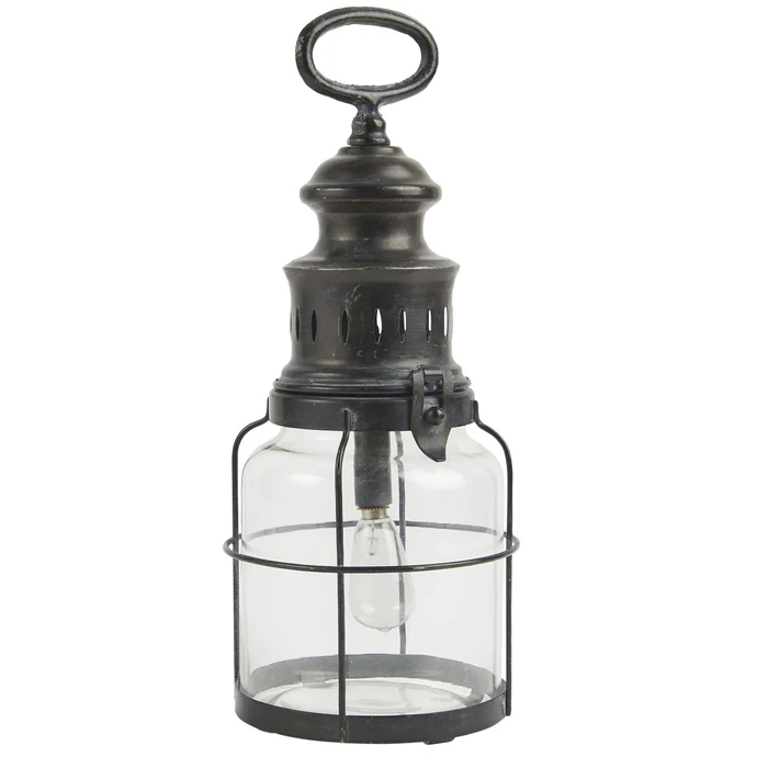 Ib Laursen / Kovový lampáš LED Lantern Glass
