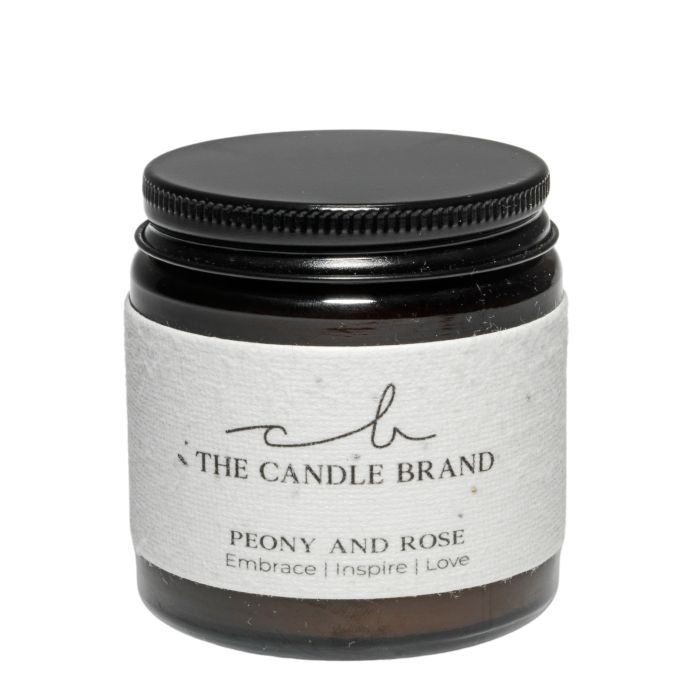 The Candle Brand / Vonná sviečka v skle Peony and Rose 90 g