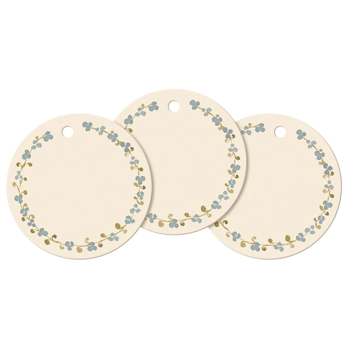 Maileg / Štítky na dárky Round Flowers - 15 ks