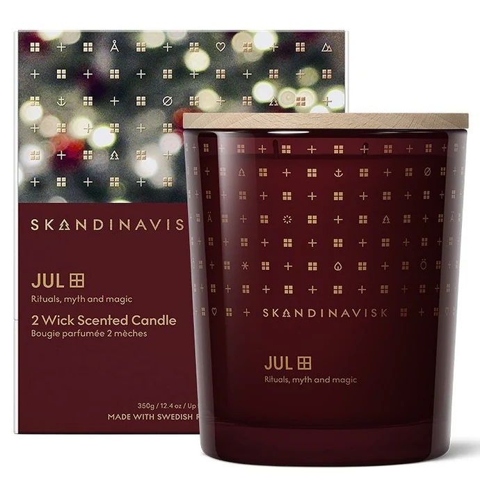 SKANDINAVISK / Vonná svíčka ve skle JUL (Vánoce) 350 g