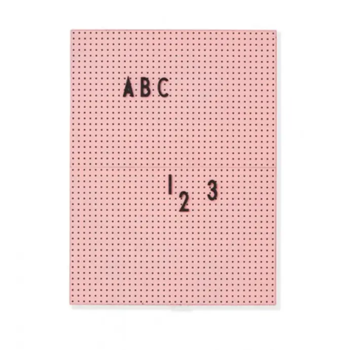 DESIGN LETTERS / Ružová ceduľa na odkazy Message Board A4