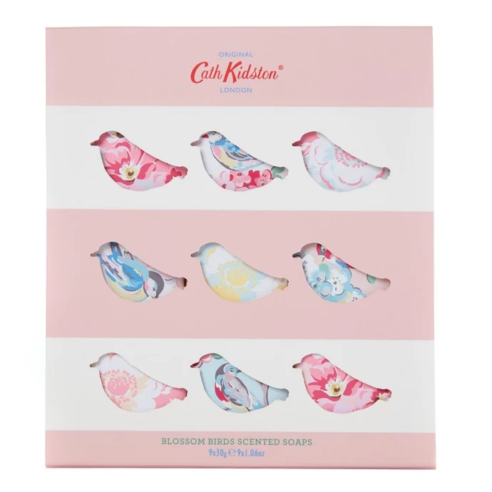 Cath Kidston / Dárková sada mýdel Blossom Birds - 9x30g