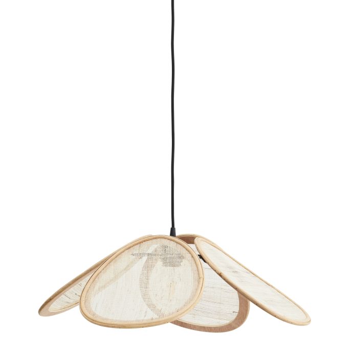 MADAM STOLTZ / Stropná lampa Rattan and Linen