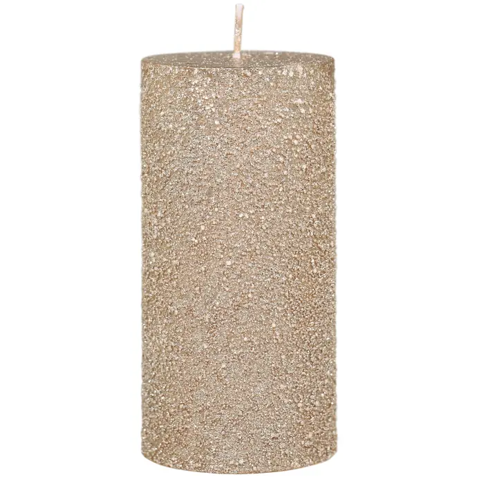 Chic Antique / Kulatá svíčka Rustic Glitter Powder 12 cm