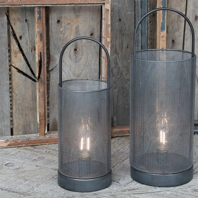 Chic Antique / Elektrický lampáš Antique Coal